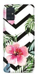 CaseGadget ETUI NADRUK TROPIKALNE KWIATY SAMSUNG GALAXY A51