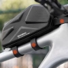 Torba rowerowa Rockbros usztywniana, na ramę, na rurę górną 1,4l – czarna