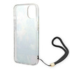 Guess GUOHCP14MHFLSB iPhone 14 Plus / 15 Plus 6.7" niebieski/blue hardcase Flower Strap