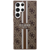 Guess GUHCS23LP4RPSW S23 Ultra S918 brązowy/brown hardcase 4G Printed Stripe