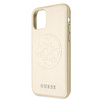 Guess GUHCN65RSSASGO iPhone 11 Pro Max złoty/gold hard case Saffiano 4G Circle Logo