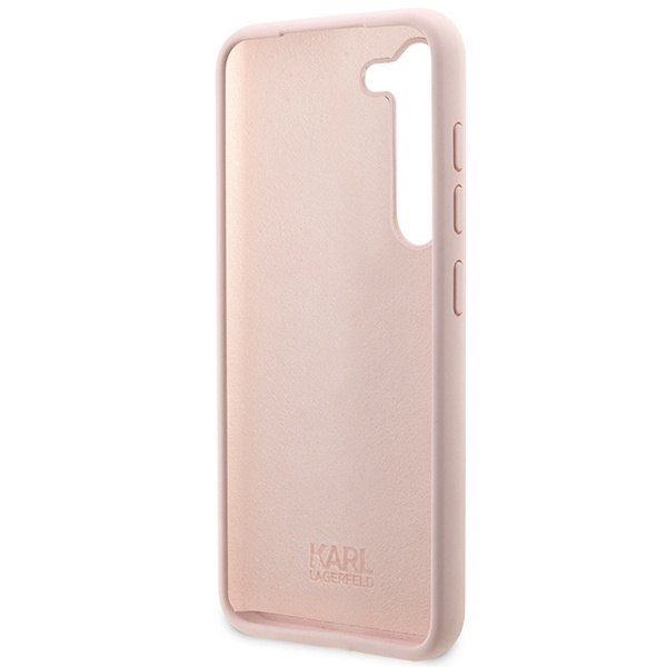 KARL LAGERFELD KLHCS23SSNIKBCP S23 S911 HARDCASE RÓŻOWY/PINK SILICONE IKONIK