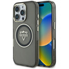 Etui Guess IML Metal Mountain Logo       MagSafe do iPhone 16 Pro Max czarny