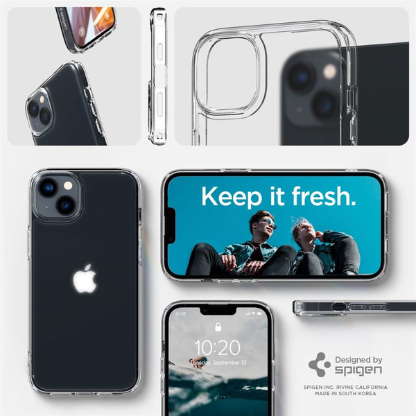 Etui Spigen Ultra Hybrid na iPhone 14 - przezroczyste matowe
