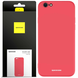 Spacecase Etui Silicone Case iPhone 7/8/SE red