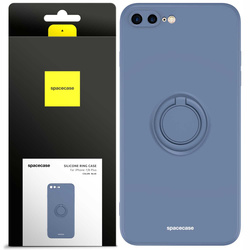 Spacecase Etui Silicone Ring iPhone 7/8 Plus blue