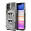 KARL LAGERFELD KLHCN61KCGLSL IPHONE 11 / XR 6,1" HARDCASE SREBRNY/SILVER GLITTER KARL&CHOUPETTE