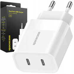 Spacecase Ładowarka USB Charger 20W SC011W white
