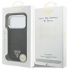 Etui Guess Glitter Triangle Logo MagSafe do iPhone 17 Pro czarny