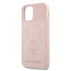 KARL LAGERFELD KLHCP12LSILTTPI IPHONE 12 PRO MAX 6,7" SILICONE IKONIK OUTLINE RÓŻOWY/PINK