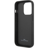 Etui BMW Leather Quilted na iPhone 14 Pro - czarne