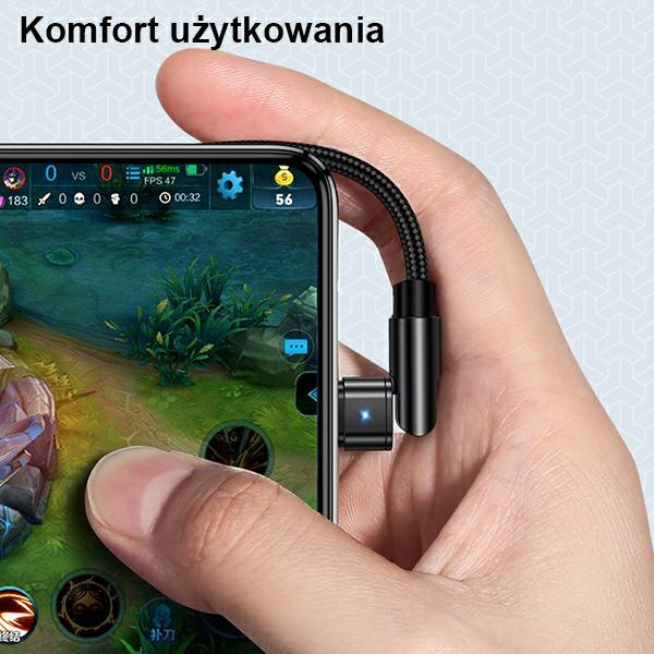 USAMS Kabel pleciony obrotowy U60 2AmicroUSB czarny/black 1m SJ478USB01 (US-SJ478)