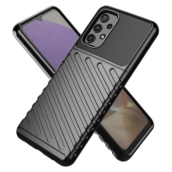 THUNDER CASE FLEXIBLE TOUGH RUGGED COVER TPU CASE FOR SAMSUNG GALAXY A72 4G GREEN