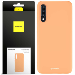 Spacecase Etui Silicone Case Galaxy A70 orange
