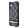 DKNY DKHCS24SPCPTSSK S24 S921czarny/black hardcase Leather Checkered Mono Pattern & Printed Stripes