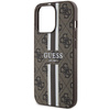 Guess GUHMP13XP4RPSW iPhone 13 Pro Max6.7" brązowy/brown hardcase 4G Printed Stripes MagSafe