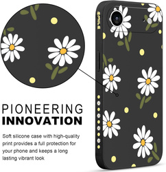 Etui Pnakqil Etui iPhone 17 Air, jasne silikonowe, kwiaty stokrotki pastel look pudełko