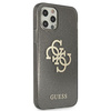 Guess GUHCP12LPCUGL4GBK iPhone 12 ProMax 6,7" czarny/black hard case Glitter 4G Big Logo