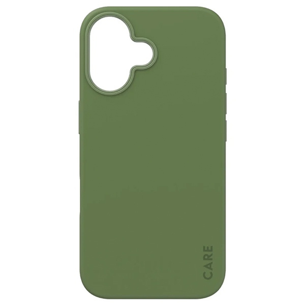 CARE by PanzerGlass Fashion Case iPhone 16 6.1" zielony/green MagSafe 1385