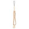 Guess zawieszka GUSTSAS4P Phone Strapróżowy/pink Chain Metal 4G Charm