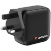 Ładowarka sieciowa Verbatim Mini GaN     100W 3xUSB-C PD/1x USB-A QC czarny 32231