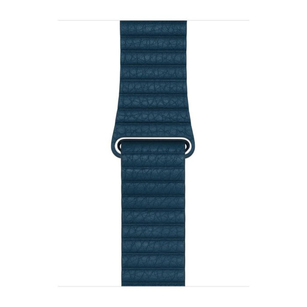 Apple Galaxy Blue Leather Band for 40mm / 41mm / 42mm Case - Size L, Original Seal MQV72ZM/A
