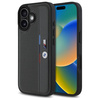 BMW BMHCP16S23PUPVA iPhone 16 6.1" antracyt/anthracite hardcase M Perforated Tricolor Detail Line