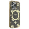 Guess GUHMP16LH4PYEEW iPhone 16 Pro6.3" brązowy/brown hardcase IML Peony On 4G Background MagSafe