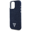 Etui Guess Denim Triangle Logo MagSafe   do iPhone 16 Pro Max niebieski