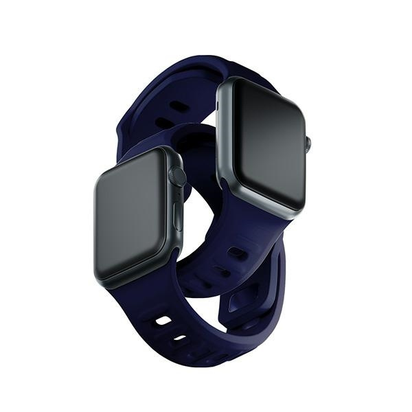 3MK Silicone Watch Strap granatowy/ocean blue dla Apple Watch 42/44/45/49mm