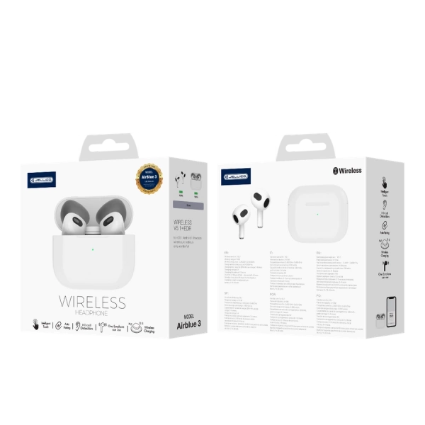JELLICO wireless earphones AirBlue 3 White