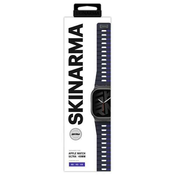 Pasek Skinarma Gemini do Apple Watch     49/46/45/44 mm granatowy