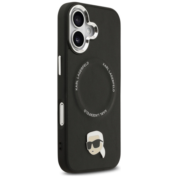 Etui Karl Lagerfeld Karl Pin MagSafe do  iPhone 17 czarny