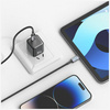 Kabel USAMS Huan Series SJ753 30W USB-C  do USB-C 1,2 m tytanowy