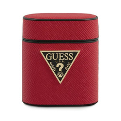 Guess GUACA2VSATMLRE AirPods 1/2 cover czerwony/red Saffiano