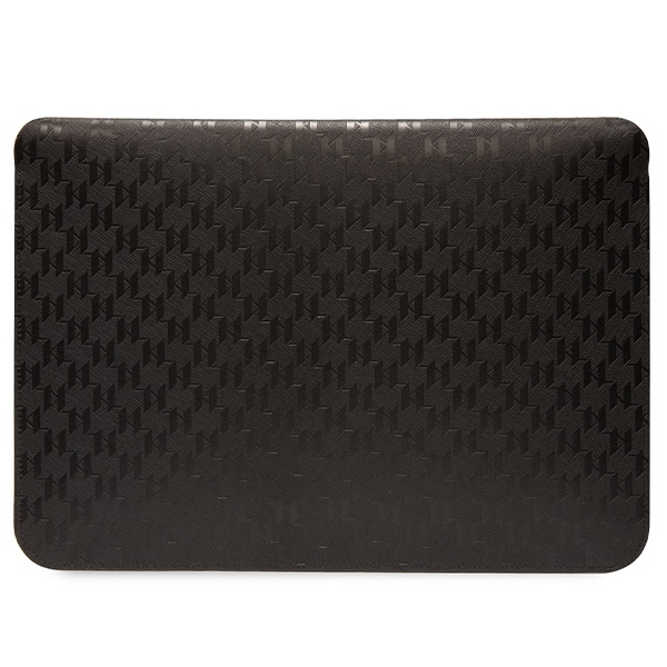 Pokrowiec Karl Lagerfeld Saffiano Monogram Choupette na laptopa 14" - czarny