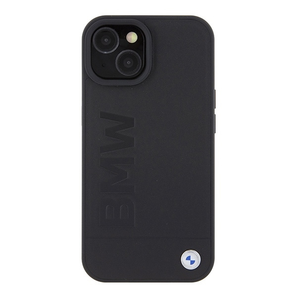 Etui BMW Signature Logo Imprint MagSafe do iPhone 15 - czarne