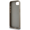 Etui DKNY Repeat Texture Pattern with    Tonal Stripe do iPhone 16e beżowy