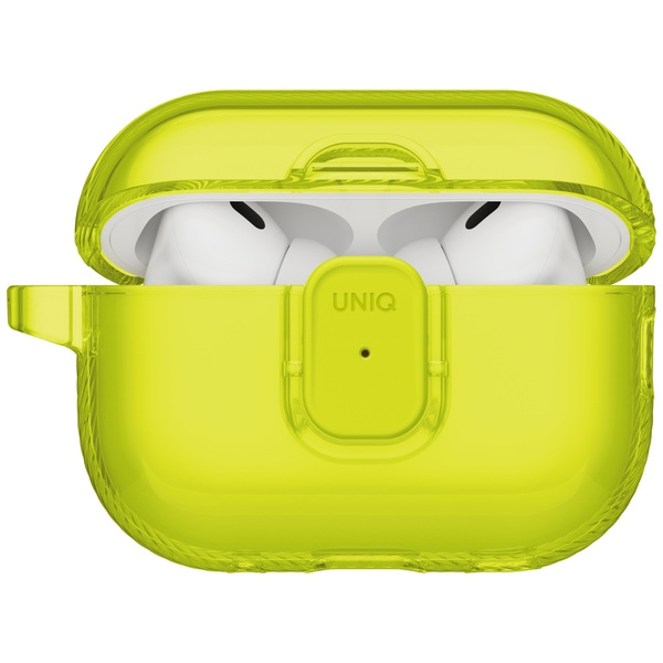 Etui UNIQ Glase Pro do AirPods Pro 3     Lock Case żółty