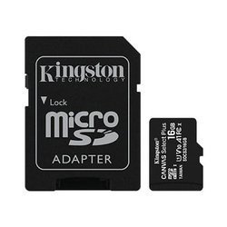 KARTA PAMIĘCI KINGSTONE CANVAS SELECT PLUS MICROSD 16GB KLASA 100MB/S + ADAPTER