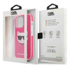 KARL LAGERFELD KLHCP13LTPECPI IPHONE 13 PRO / 13 6.1 "HARDCASE FUKSJA / FUSCHIA CHOUPETTE HEAD