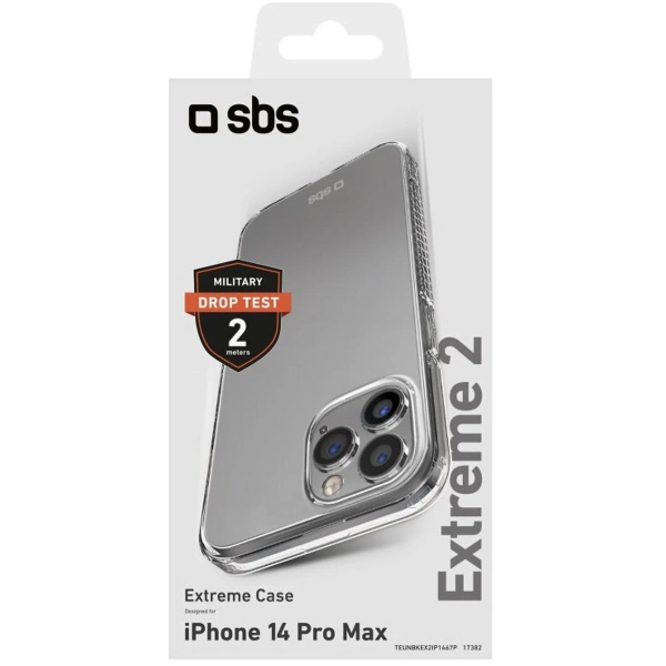 SBS Extreme X2 etui na iPhone 14 Pro Max Przeźroczysty