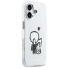 Etui Karl Lagerfeld Karl & Choupette     Back MagSafe do iPhone 17 przezroczysty