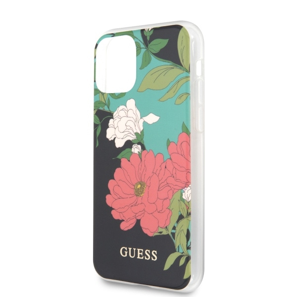 Guess GUHCN65IMLFL01 iPhone 11 Pro Maxczarny/black N°1 Flower Collection