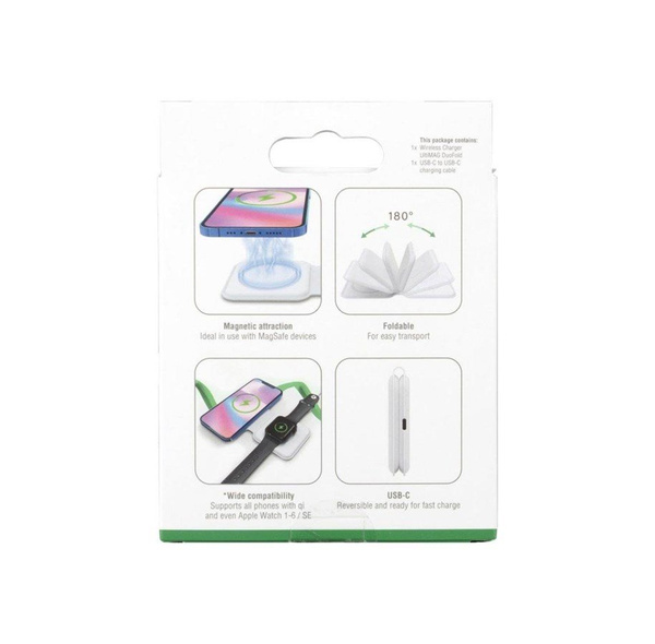INDUCTION CHARGER 4SMARTS ULTIMAG DUOFOLD 15W DOCKING STATION MAGSAFE WHITE
