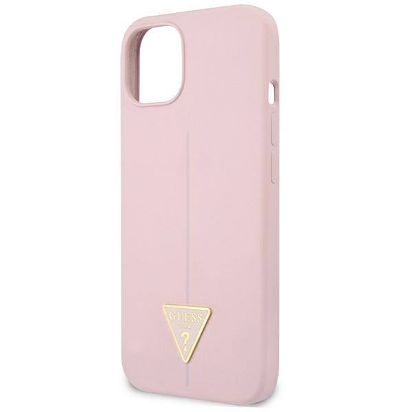 Guess GUHCP13MSLTGU iPhone 13 / 14 / 156.1" fioletowy/purple hardcase Silicone Triangle