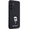 KARL LAGERFELD KLHCSA55GKNPSK A55 A556 BLACK/BLACK HARDCASE FIXED GLITTER IKONIK LOGO METAL PIN