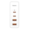 Baseus GaN2 Pro szybka ładowarka sieciowa 100W USB / USB Typ C Quick Charge 4+ Power Delivery biały (CCGAN2P-L02)