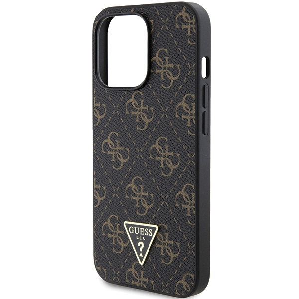 Guess GUHCP13LPG4GPK iPhone 13 Pro / 136.1" czarny/black hardcase 4G Triangle Metal Logo