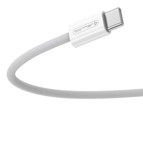 JELLICO kabel IP15 USB-C - USB-C PD 60W 1M Biały